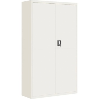 Шкаф за папки бял 105x40x180 см стомана