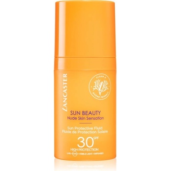 Lancaster Sun Beauty Protective Fluid SPF30 ochranný opalovací fluid na obličej a dekolt 30 ml