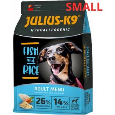 Julius-K9 Adult Small Hypoallergenic Fish & Rice 12 kg