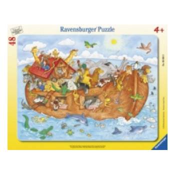 Ravensburger Verlag Ravensburger Kinderpuzzle - 06604 Die große Arche Noah - Rahmenpuzzle für Kinder ab 4 Jahren, mit 48 Teilen | Irmtraut Teltau