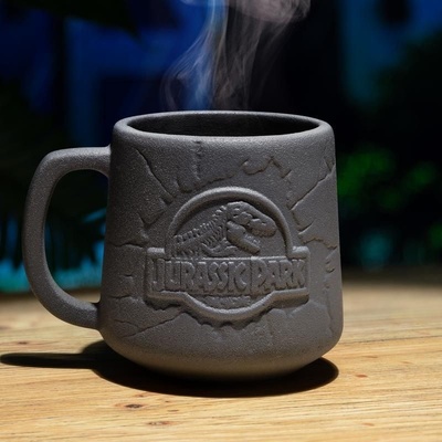 Paladone Hrnek Jurský park Logo reliéf 400 ml