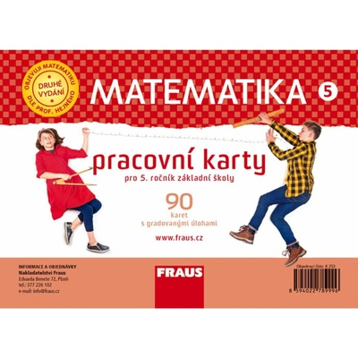 Matematika 5 - Pracovní karty pro 5. ročník ZŠ - neuveden