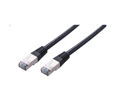 C-Tech CB-PP5F-2BK patch, Cat5e, FTP, 2m, černý
