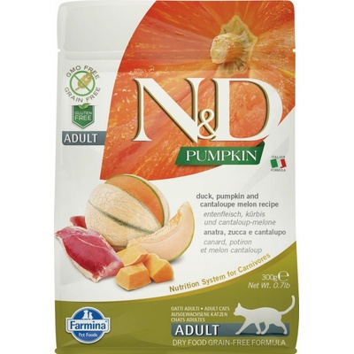 N&D GF Pumpkin CAT Duck & Cantaloupe melon 1,5 kg