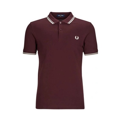Fred Perry polo s krátkými rukávy TWIN TIPPED shirt Červená