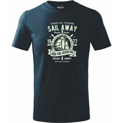 Sail Away tričko detské tmavomodrá