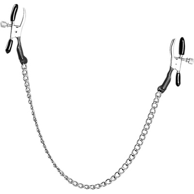 Fetish Fantasy Skřipce na bradavky s řetízkem Alligator – Zboží Dáma