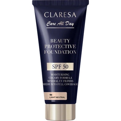 Claresa Care All Day hydratačný make-up s filtrom SPF50 1N Light Neutral 30 ml