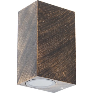 ELBULGARIA Външен аплик Elbulgaria - Arte R, 2x40W, IP44, цвят антично злато (1497-sbc)