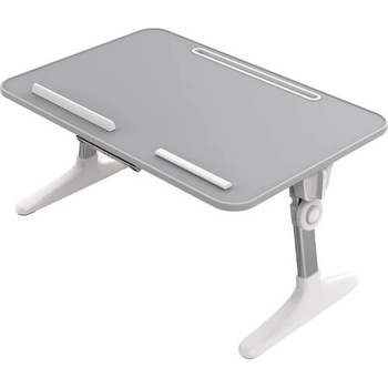 ORICO Laptop Desk - ерногномична поставка за MacBook или лаптоп, таблет и телефон (сив)