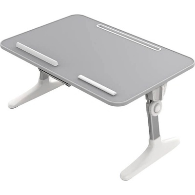 ORICO Laptop Desk - ерногномична поставка за MacBook или лаптоп, таблет и телефон (сив)