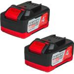 Raider Батерии акумулаторни, Li-Ion, 20V, 2x4Ah, за RAIDER RDP-R20 System (131176)