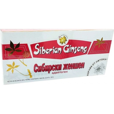 Sibiřský ženšen ampule 100 ml