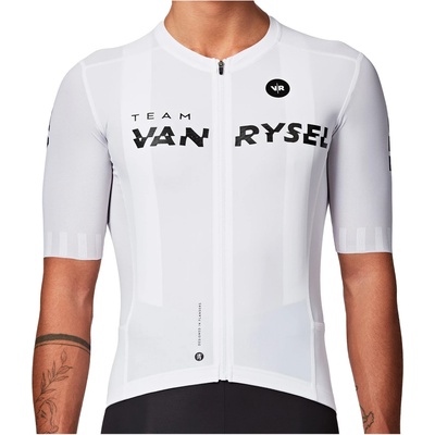VAN RYSEL Фланелка с къс ръкав за колоездене VAN RYSEL Jersey RCR Short Sleeve Cycling jersey - White - размер XXL (056-4206-0615)