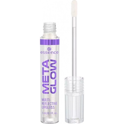 Essence META GLOW MULTI-REFLECTIVE lesk na pery s holografickým efektom 01 Cyber Space 3 ml