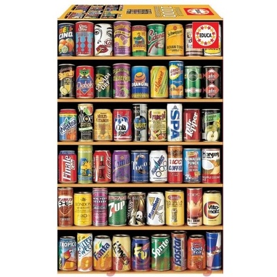 Educa Пъзел educa 14835 - 1000 части - Колекция кенчета (edu14835)