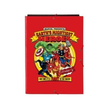 The Avengers Папка с пръстени The Avengers Син Черен A4 26 x 33.5 x 2.5 cm