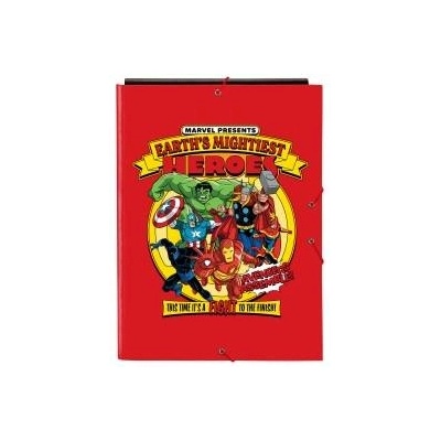 The Avengers Папка с пръстени The Avengers Син Черен A4 26 x 33.5 x 2.5 cm