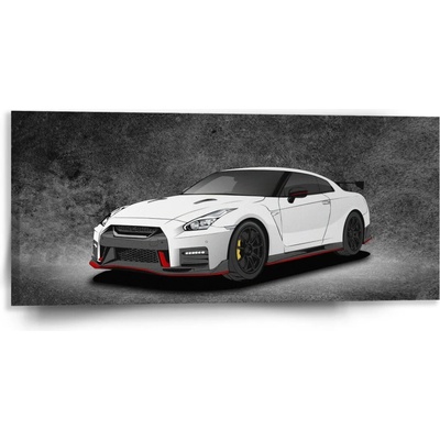 Sablio Obraz Nissan GTR 35 Sivý - 110x50 cm