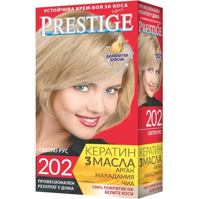 Prestige боя за коса, Светло рус, Номер 202