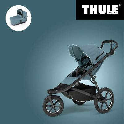 THULE SET URBAN GLIDE 3 MID BLUE SINGLE 2025 + Korbička