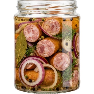 Zavarovacisklo.cz Zavařovací sklenice VÁLEC čirá TO 82 24 ks x 540ml