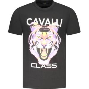 Cavalli class Тениска с къс ръкав за мъже cavalli class, Размер m, Цвят Черен (txt60fjd060_ne05051)