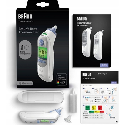 Braun IRT6520WE ThermoScan 7 + 16 krytek