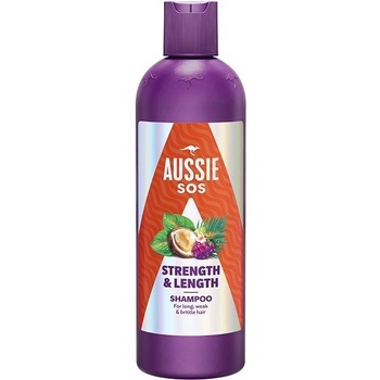 Aussie SOS Strength Length posilňujúci šampón pre dlhé vlasy 300 ml