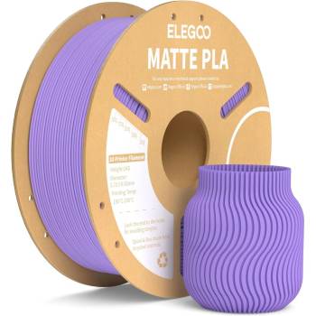 Elegoo PLA MATTE -1.75mm-1KG-Cardboard Spool-Lavender Purple (50.203.0257)