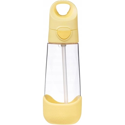 B.Box flaša na pitie, tritánová fľaša so slamkou na vodu Lemon Twist 600 ml