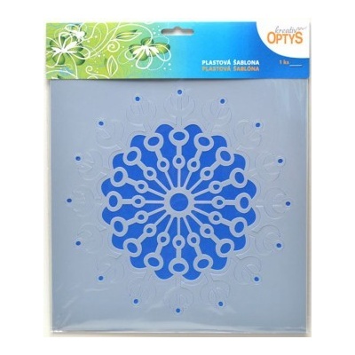 Plastová šablona 25 x 25 cm Mandala 5 – Zboží Dáma