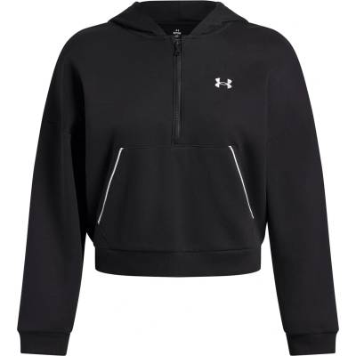 Under Armour Women's Rival Pipe 1/4 Zip Fleece - Black