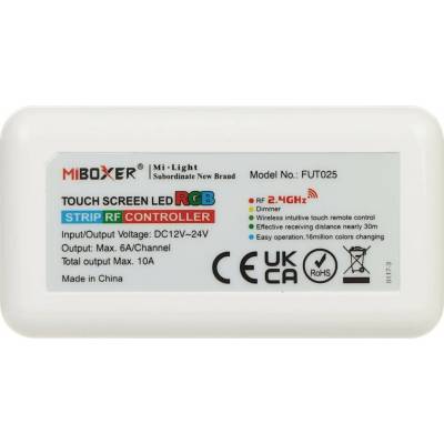 MiBoxer LED OVLÁDAČ S DÁLKOVÝM OVLÁDÁNÍM FUT025 2,4 GHz, RGB 12... 24V DC MiBOXER / Mi-Light