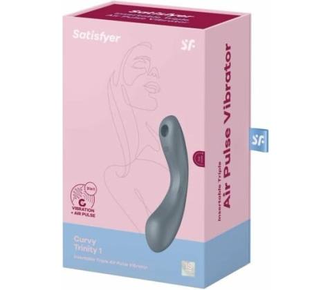 Satisfyer Curvy Trinity 1 Bluegrey