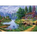 Art Puzzle - Puzzle Lake Village - 1 500 piese