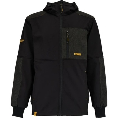 Dewalt TOUGH softshelová voděodolná bunda s kapucí černá