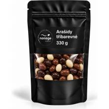 NONAGE Arašidy trojfarebné 330 g