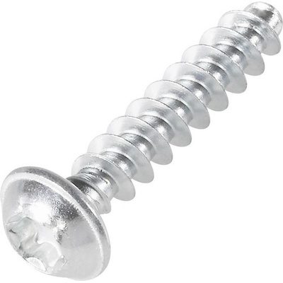TOOLCRAFT 88202 skrutky do plastu 2.2 mm 6 mm T profil ocel pozinkované 100 ks