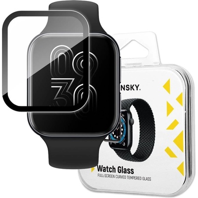 Wozinsky Хибриден скрийн протектор от закалено стъкло Wozinsky за Oppo Watch 41 mm, черен (9145576261804)