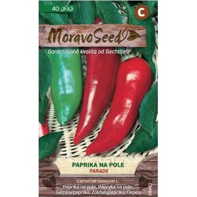 Semínka MoravoSeed Paprika zeleninová raná PARADE, typ Kapie 64443