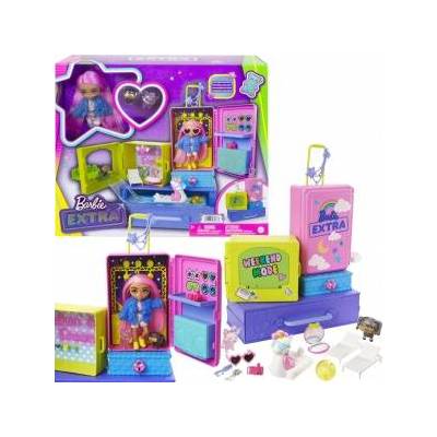 Barbie Extra Set+Small Doll+Pet
