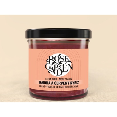 Rose Garden Džem Jahoda a červené ríbezle 160 g