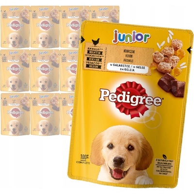 Pedigree Junior s kuracím a ryžou v želé 100 g