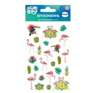 Sticker Boo Stick flamingos epoxy 100x200 s-boo pbh 50/600