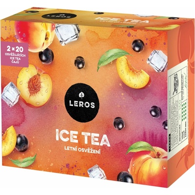 Leros Ice tea letní osvěžení kolekce čajů 20 x 2 g