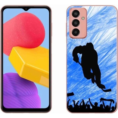 Pouzdro mmCase Gelové Samsung Galaxy M13 - hokejový hráč