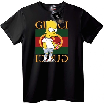 NOONEBRAND Тениска Барт Симпсон Gucci - L, White