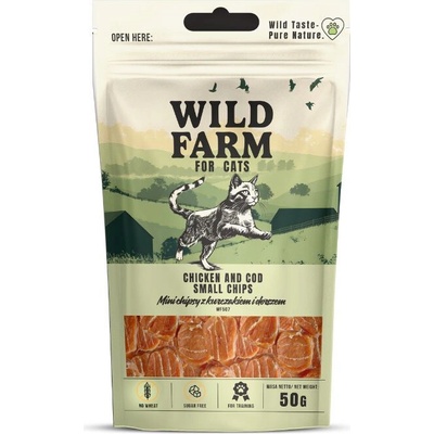 Wild Farm Kuracie a tresčie lupienky 50 g