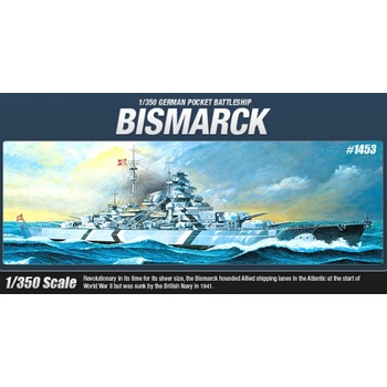 Academy Model Kit loď 14109 GERMAN BATTLESHIP BISMARCK 1:350